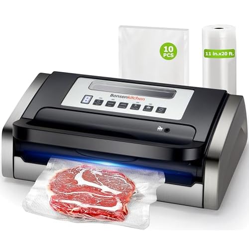 Bonsenkitchen Vacuum Sealer with Easy Handle Design Review