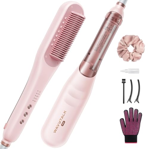 Wavytalk Pro Steam Hair Straightener Brush Steamline Review